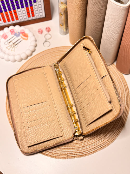 A6 peněženka - béžová