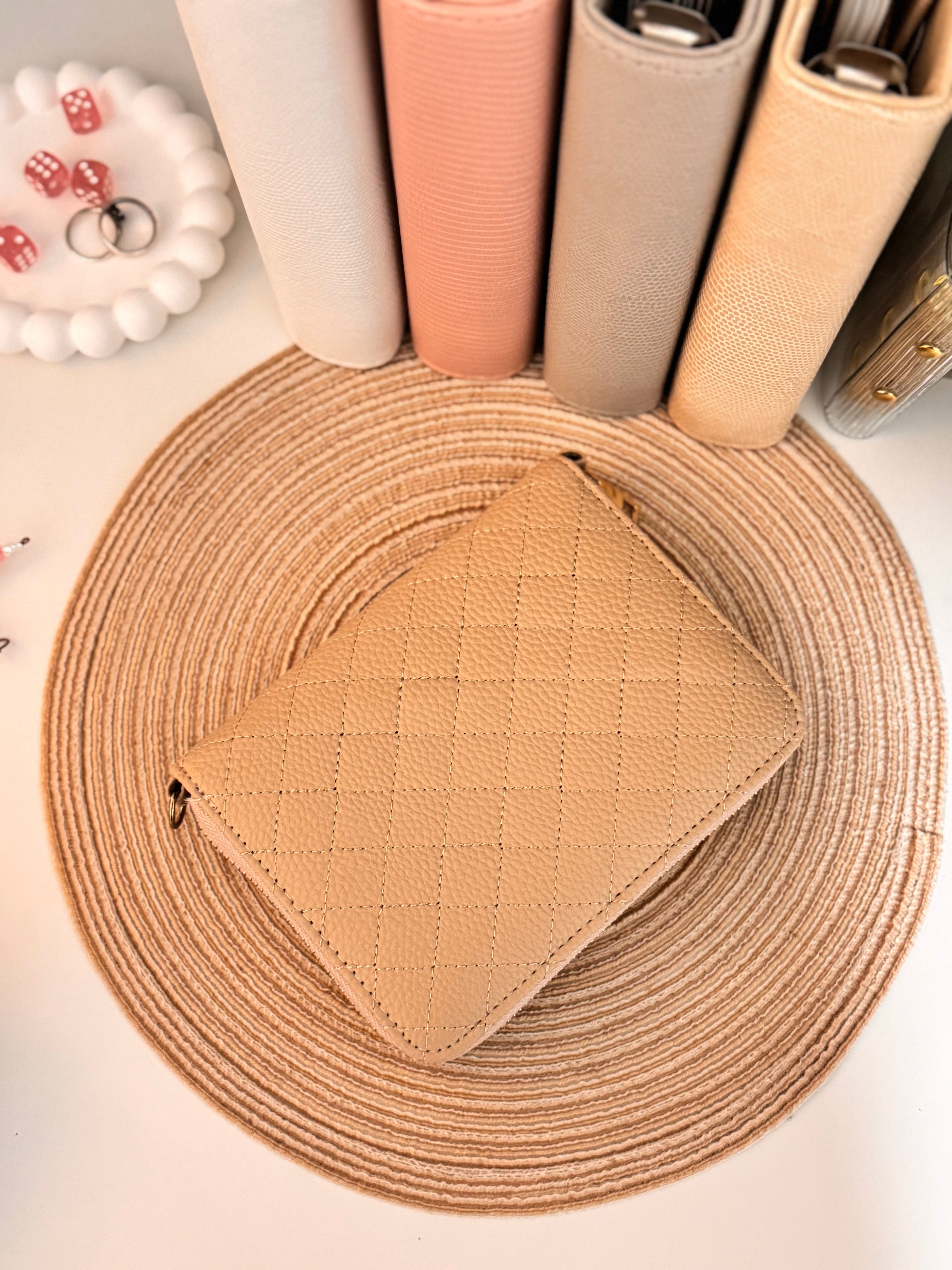 A7 peněženka - béžová